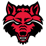 Logo of the Arkansas State Red Wolves